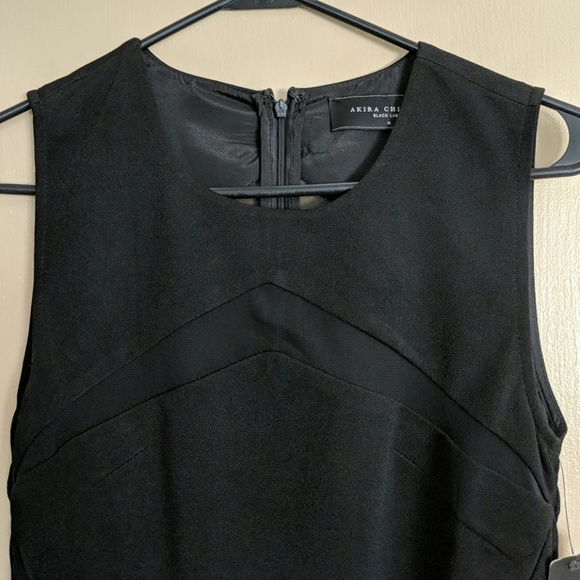Akira Mesh Cut Out Little Black Dress - M - Picture 3 of 5